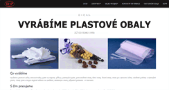 Desktop Screenshot of dp-obaly.cz
