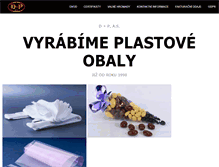 Tablet Screenshot of dp-obaly.cz