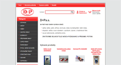 Desktop Screenshot of eshop.dp-obaly.cz